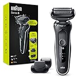 Braun Series 5 50-W1500s Afeitadora Eléctrica, máquina de afeitar barba hombre de lámina , con Recortadora De Barba, Uso En Seco Y Mojado, Recargable, Inalámbrica, Blanco Braun Series 5 50-W1500s Afeitadora Eléctrica, máquina de afeitar barba hombre de lámina , con Recortadora De Barba, Uso En Seco Y Mojado, Recargable, Inalámbrica, Blanco